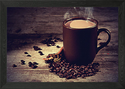 Kaffeetasse gerahmt Wandbild Poster Leinwanddruck Bild