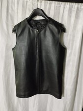 Men's best leather motorcycle vest| Real Soft Sheepskin Leather Customized Vest.