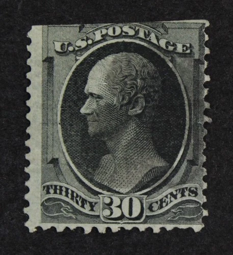 CKStamps: US Stamps Collection Scott#154 30c Hamilton Used Lightly Crease CV$300
