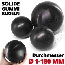 Solide Gummi Kugeln Bouncy Ball Rund Schwarz Gummikugeln Ventilkugeln &Oslash; 1-180 mm