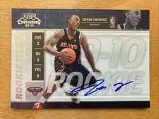 2009-10 Panini Playoff Contenders Jeff Teague #117 AU RC Rookie Auto Hawks