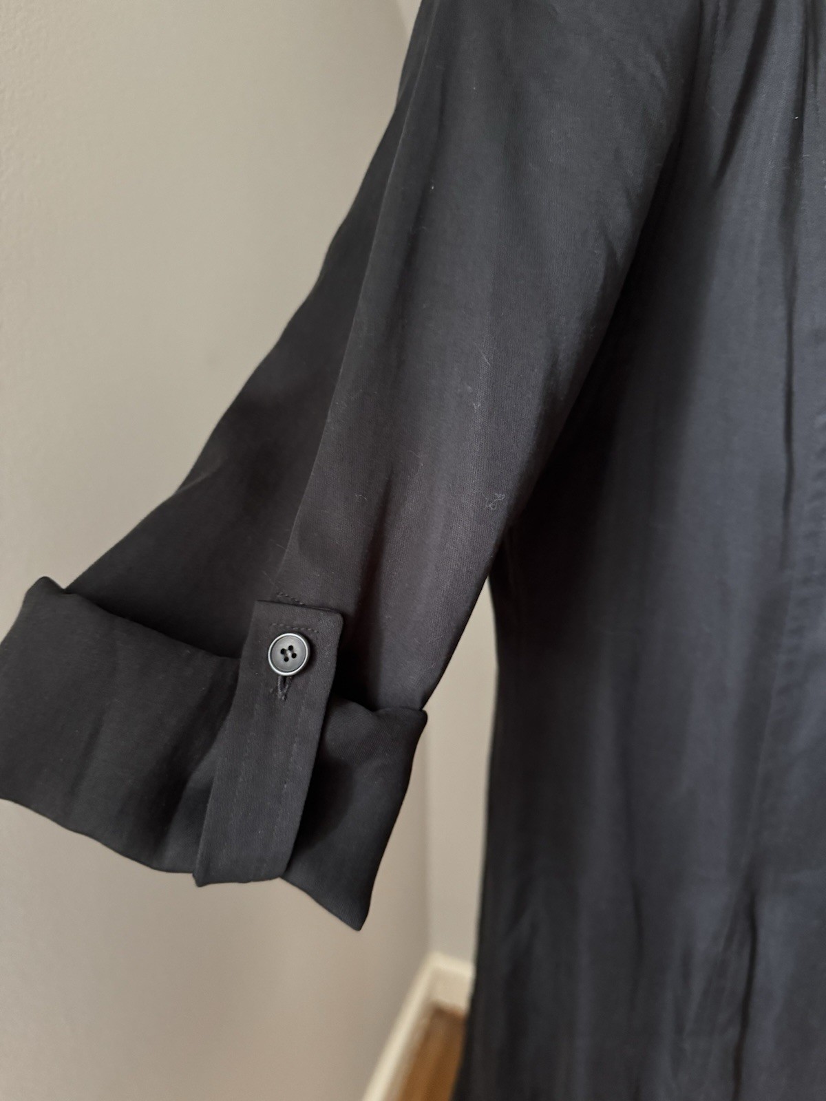 Women’s Eileen Fisher Solid Black Pullover Dress … - image 14