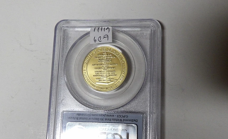 PCGS MS70 2007-W $10 Jefferson's Liberty 1/2 oz 0.9999 Fine Gold #13353073 - Image 3 of 3