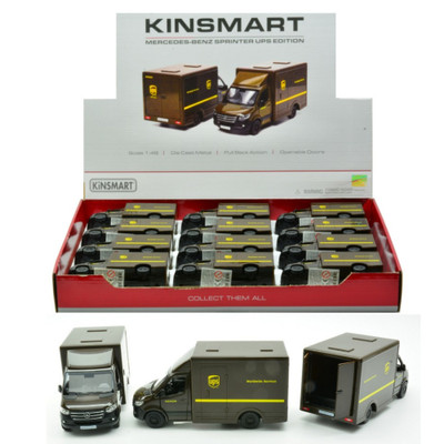 MERCEDES SPRINTER UPS (1 Modellino) CM 12 Kinsmart Modellismo Giocattolo -D- Neu