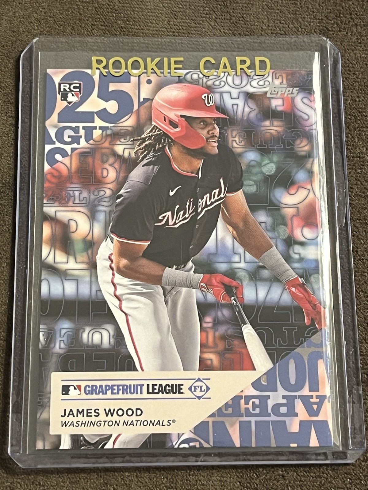 2025 Topps Series 1 - Training Grounds James Wood #TG-18 (RC)