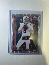 Jake Browning 2025 Topps Chrome Raywave Refractor