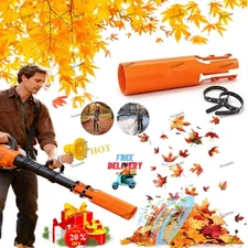 Leaf Blower Attachment Doubles Airflow Booster Snow Debris Blower Air Booster