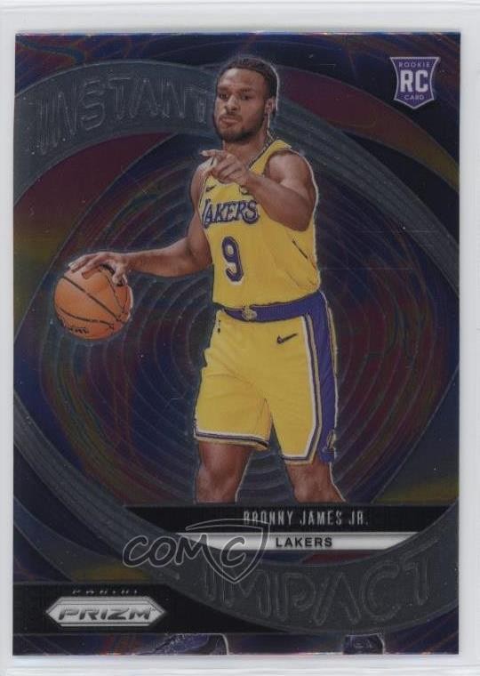 2024-25 Panini Prizm Instant Impact Bronny James Jr #7 Rookie RC 12g7
