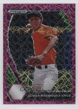 2021 Panini Prizm Draft Picks Pink Velocity Elmer Rodriguez-Cruz #PDP105 1j0t