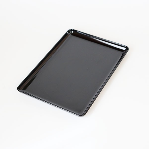 Echizen Lacquerware Tray Long Tray 19.4cm x 13.5cm x 1.2cm Multi-use Tray 