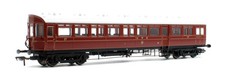 Dapol 4P-004-001D Autocoach GWR 37 Lined Crimson Lake - DCC Fitted