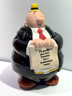 Rare Popeye Standing Wimpy Cookie Jar Mint With No Reserve