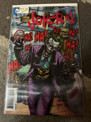 BATMAN #23.1 (DC Comics 2013) -- Joker #1 3D LENTICULAR VARIANT Never Opened