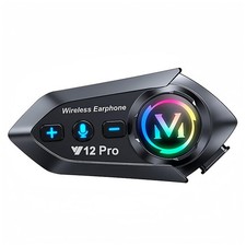 Motorcycle Helmet Bluetooth Headset 2 Way Intercom 550 Yards HIFI Sound Noise