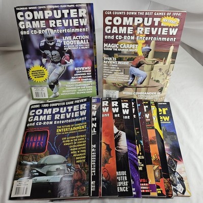 Computer Game Review Magazine Complete Year 1995 Issues 42-53 VTG Video Games