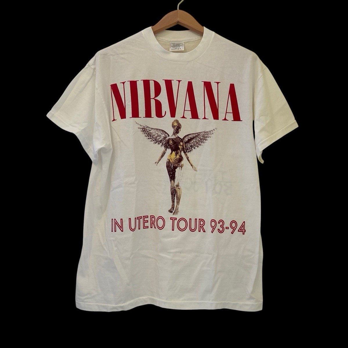 NIRVANA 1993 IN UTERO THIS IS NOT A BON JOVI CONCERT Vintage T 