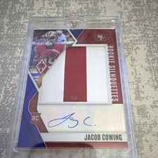 Panini Phoenix Jacob Cowing Rookie Silhouettes Auto Blue /49 49ers RS-JCG 2024
