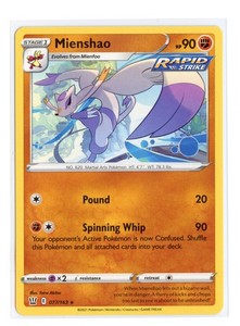 Mienshao 077/163 Battle Styles Rare Pokemon Card