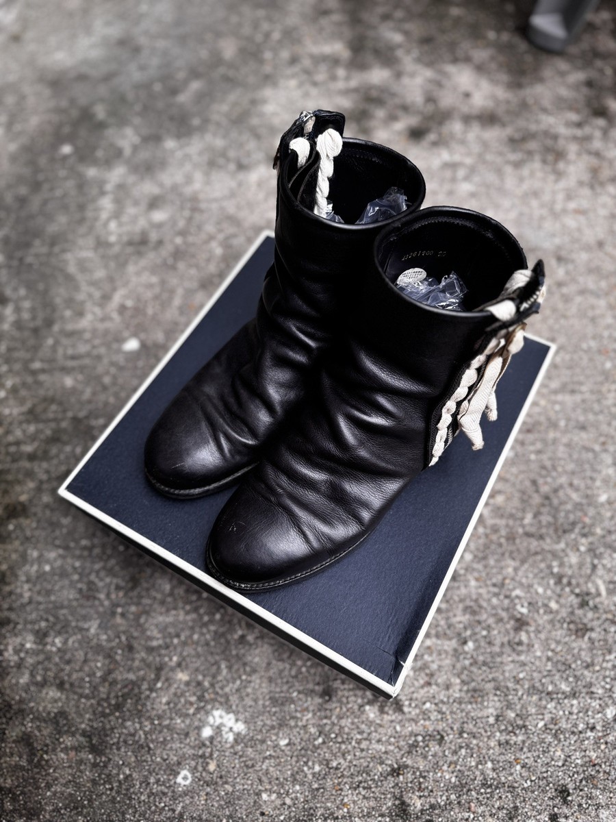 Miharayasuhiro Horse Leather Twisted Engineer Boots | eBay