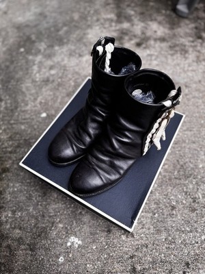 Miharayasuhiro Horse Leather Twisted Engineer Boots | eBay