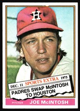 1976 Topps Joe McIntosh #497T Houston Astros