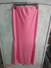Shein Pink Maxi Skirt Strapless Dress Small