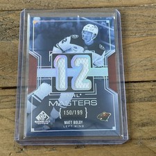 2025-26 SP Game Used NHL Masters Jersey Matt Boldy /199 #NM-44 Minnesota Wild