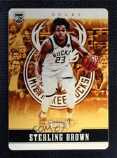 2017-18 Panini Dominion Rookies Gold 2/10 Sterling Brown #133 s3g