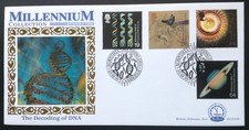 GB QEII Benham 1999 Scientists  Tale Set on DNA First Day Cover, Cambridge S/H/S