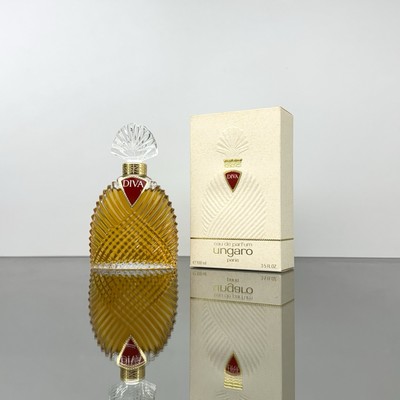 DIVA by EMANUEL UNGARO Women Perfume 100ml-3.5oz EDP Splash *VINTAGE* (BI21