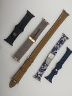 Lot of 7 Apple Watch Bands 38/40/41mm Pink Tortoise Leather Wrap Sport Milanese — photo 3