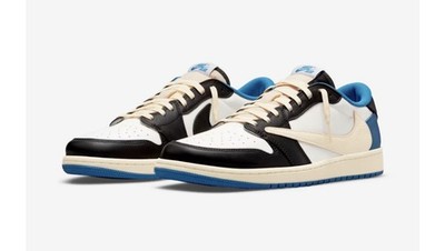 Jordan 1 Low OG SP Fragment Travis Scott 2021 DM7866-140 SZ 11 New