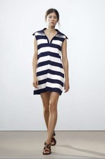 ZARA_NEW STRIPED KNIT MINI DRESS MULTICOLOR SIZE LARGE REF:9598/081