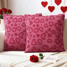 Valentines Pillow Covers 18x18 inch Set of 2 Valentines Day Decoration Cute H...