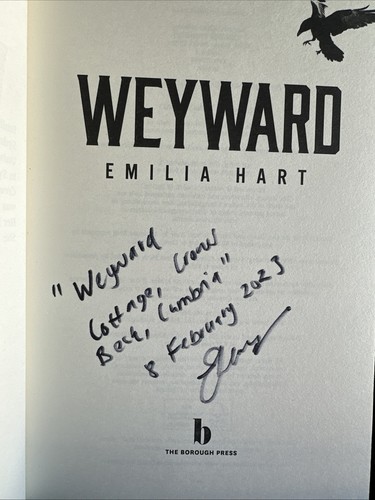 Weyward by Emilia Hart SIGNED, LINED & DATED 2023 UK 1st/1st HB + Sprayed Edges - Picture 2 of 10