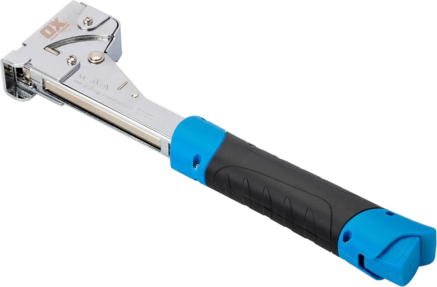 OX Pro Heavy-Duty Hammer Tacker, Uses Flat Wire 6-14mm Staples