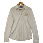Ralph Lauren Knit Oxford Button-Up Shirt Women's Large Formal Preloved
