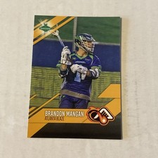2019 Parkside Major Lacrosse League MLL card BRANDON MANGAN 122