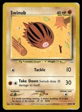 Swinub 57/64 Common Neo Revelation Pokemon Unlimited DMG
