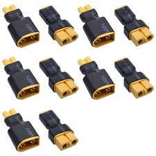 XT30 Connector to XT60 Connector Plug - 10 PCS XT30 to XT60 Male Female Adapt...