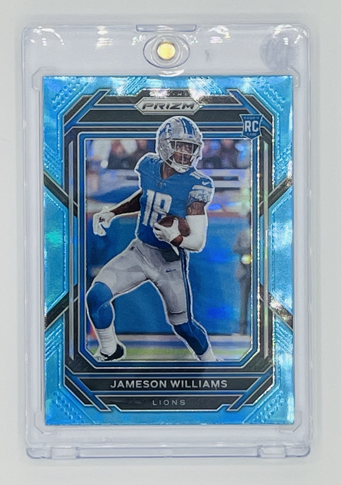 2022 Panini Prizm - Rookies Jameson Williams #311 Light Blue Prizm (RC)