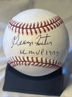 George Foster “NL MVP 1977” Autographed Rawlings Major League Baseball
