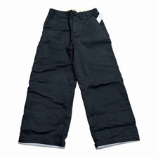GAP Kids Black Lined Chino Pants, Size 7, NEW
