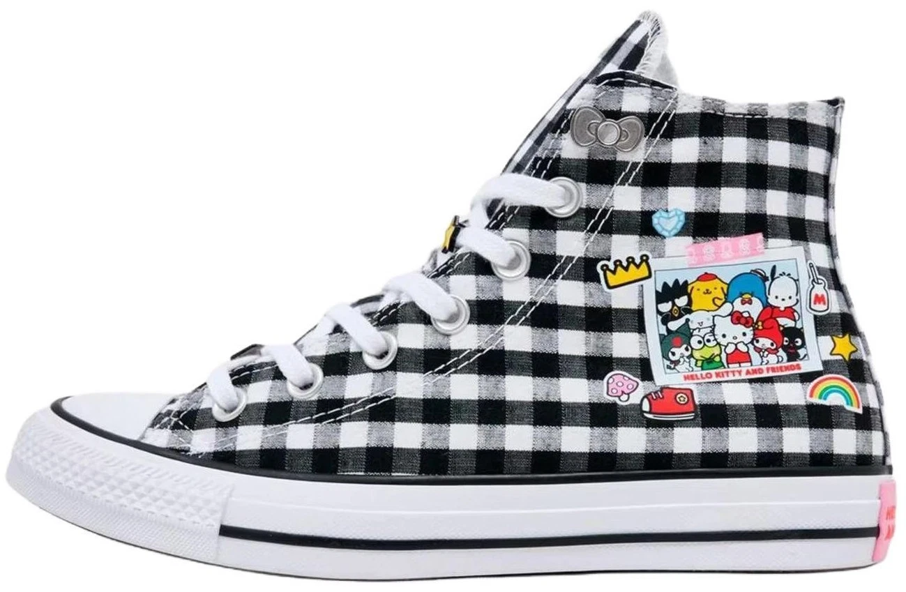 RARE Sanrio Hello Kitty + Swarovski +Converse Chuck 70 Limited Edition M 10 /W12 Hello Kitty gets dressed up in @Swarovski ® crystals on  main image 4