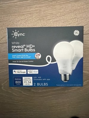 GE Cync reveal HD+ Smart Bulbs - 2 Pack - New and Not Opened