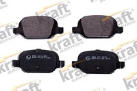 Kraft Automotive Bremsbelagsatz, Scheibenbremse Hinterachse U.A. FüR Abarth