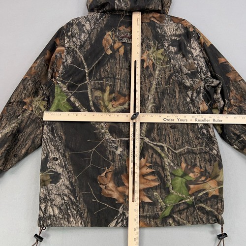 Cabelas Jacket Womens Small Brown Green Camo Mossy Oak Break Up Hunting Outdoors - Picture 9 of 14
