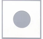 100 7" / 45 rpm PAPER RECORD SLEEVES COVERS - WHITE - NOW 10% THICKER - 100 GSM