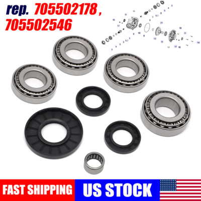 For CAN-AM Rear Differential Bearing Seal Rebuild Kit Outlander 800 850 1000 XMR