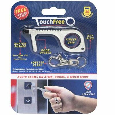 Non Touch Key with Silicon Tip On Blister Card Stainless Steel